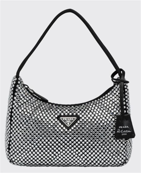 prada re edition 2000 rhinestone|prada shoulder bag re edition.